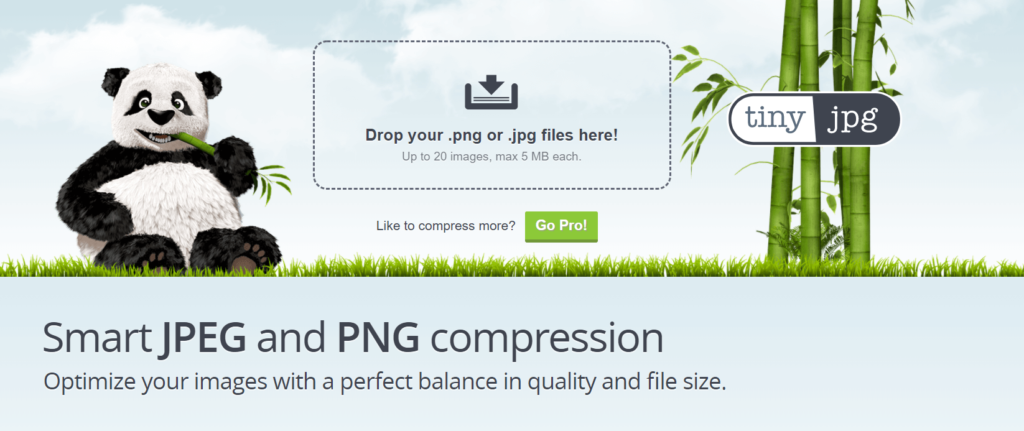 Tiny JPG Homepage