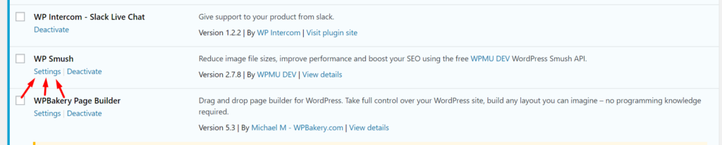 WP SMUSH Settings