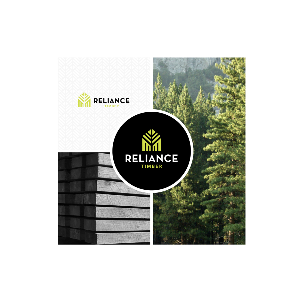 LogoBrand_Reliance-Timber graphic designer charlotte nc lazarus design team